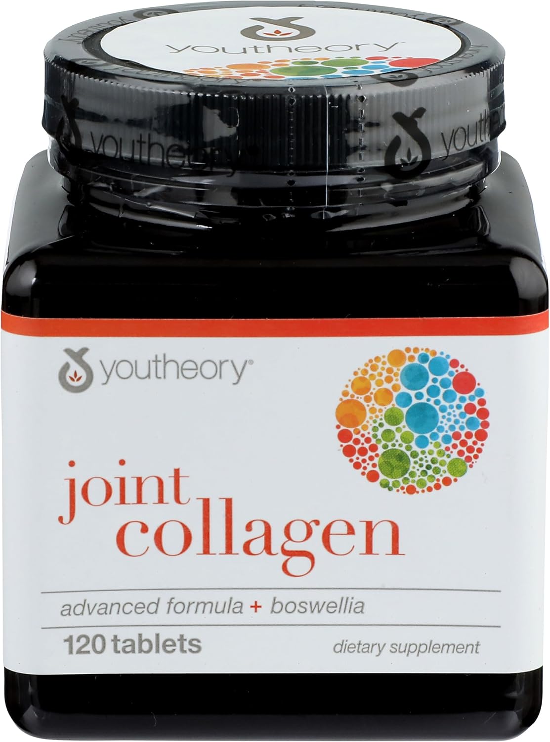 Youtheory Joint Collagen Advanced - Contains Undenatured Type II Collagen & Herbal Ingredients - Contains Bovine Source - Shellfish Free - 120 Tablets (60-Day Supply)
