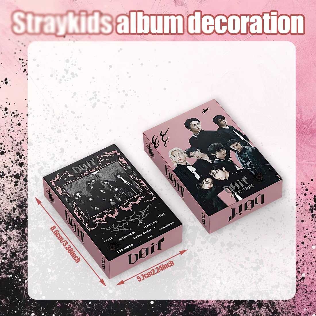 Stray Kids 55 Pieces Time Out Album Photo Cards Set - Lomo Cards, New Kpop Merchandise, Postcard Gift for Fans