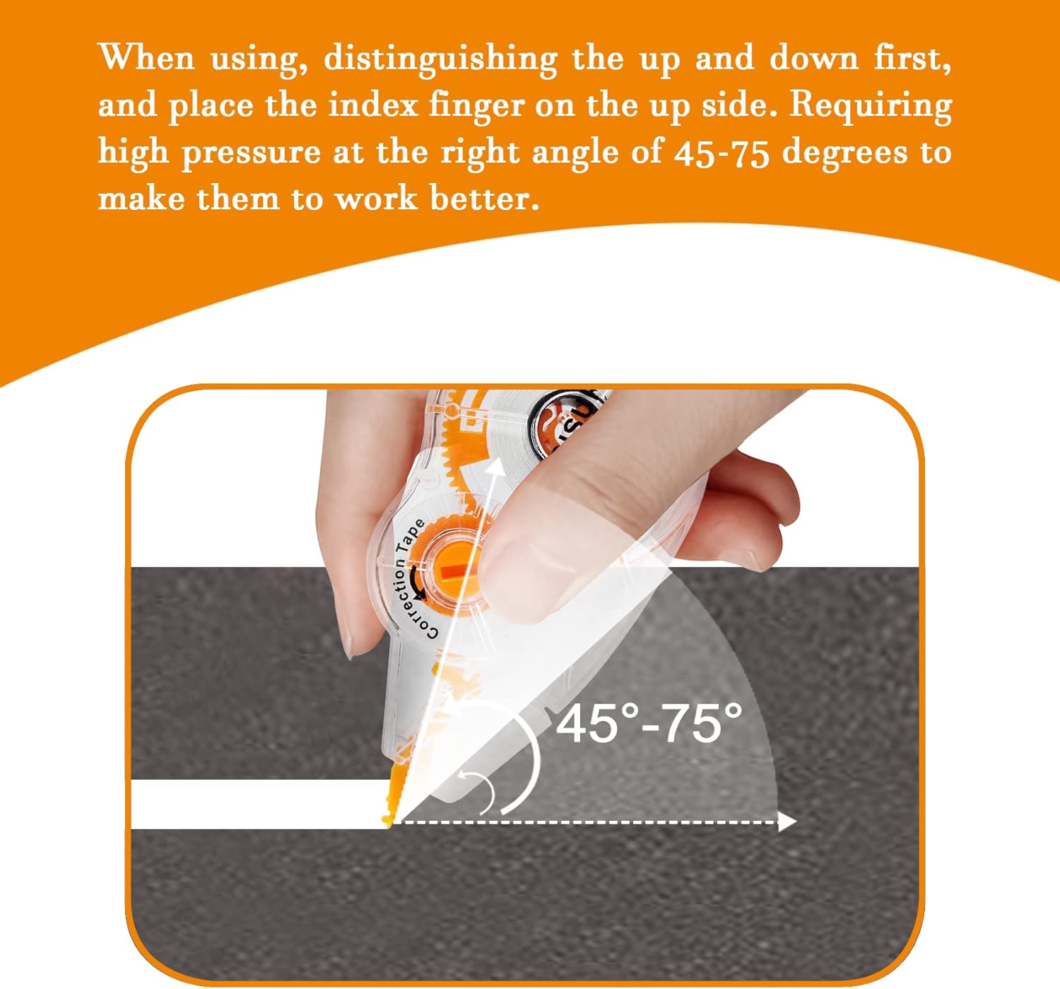 EDSRDRUS 8pcs White Out Correction Tape, Extra-long Tape Eraser, Colorful White Out Tape for Office Administration, Note Taking, Marking, Crafting (Mixed Color) : Office Products
