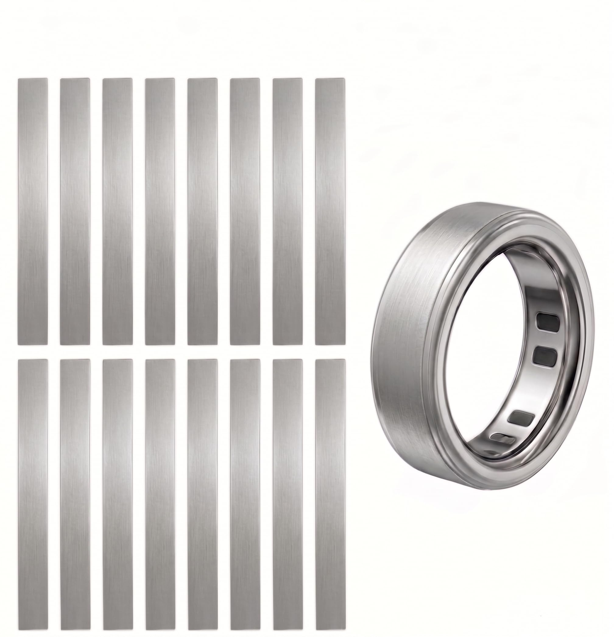 Seltureone 16 Pack Ring Cover for Oura Ring Gen 4/4 Ceramic/Gen 3 Skin Ring Protector, Scratch-Resistant Ultra Thin & Clear Invisible TPU Protective Film for Oura Ring 4 Cover - Clear (Size 5/6/7/8) — view 6