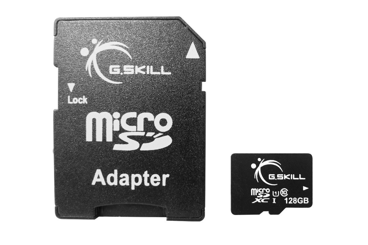 Amazon.com: G.SKILL 128GB microSDXC CL10 UHS-1 Memory Card with SD