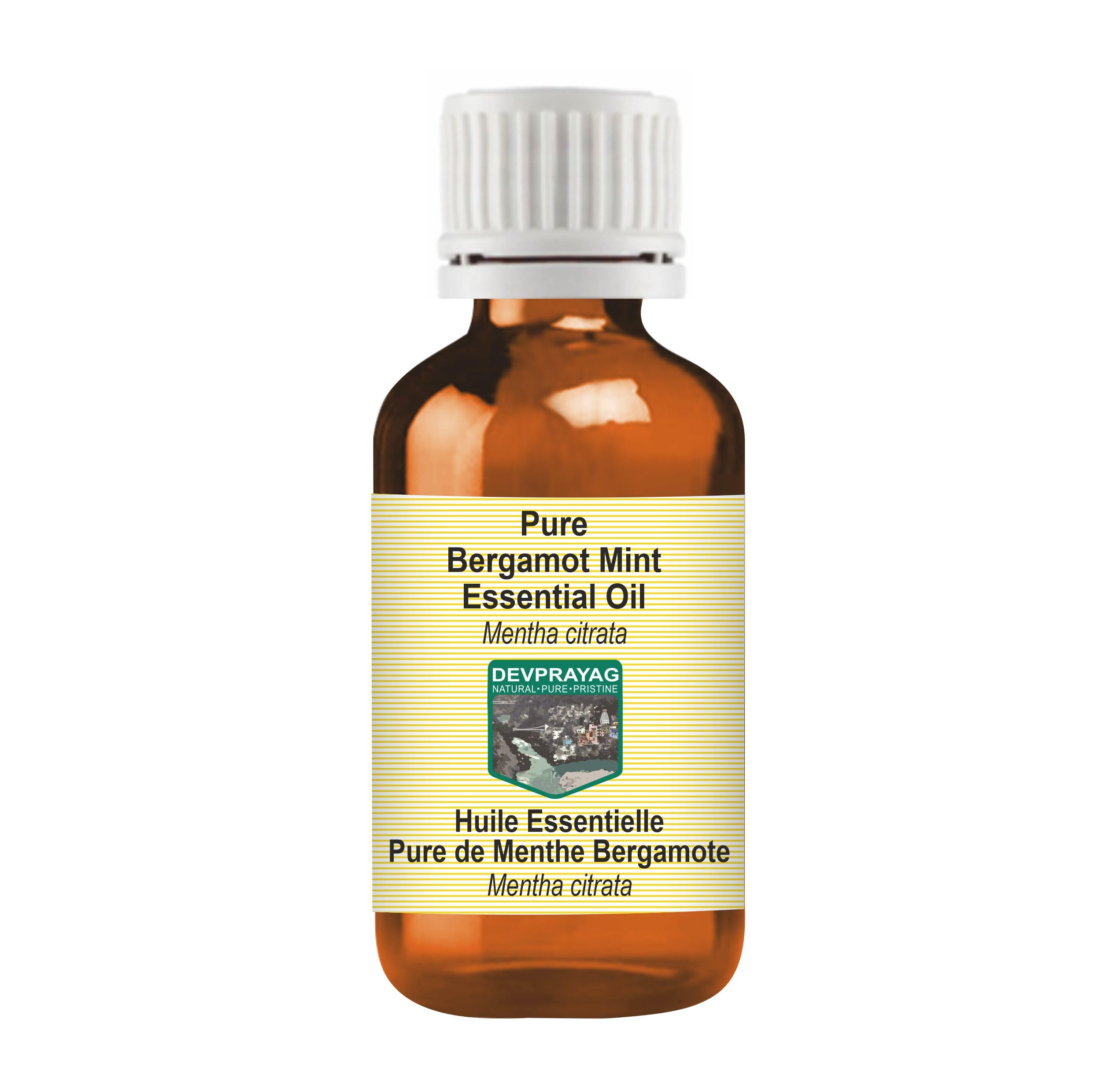 Devprayag Bergamot Mint Essential Oil (Mentha citrata) Pure | Non-Sticky | Non-greasy | Lightweight | Men & Women | All Skin Types | Steam Distilled 15ml-image-1