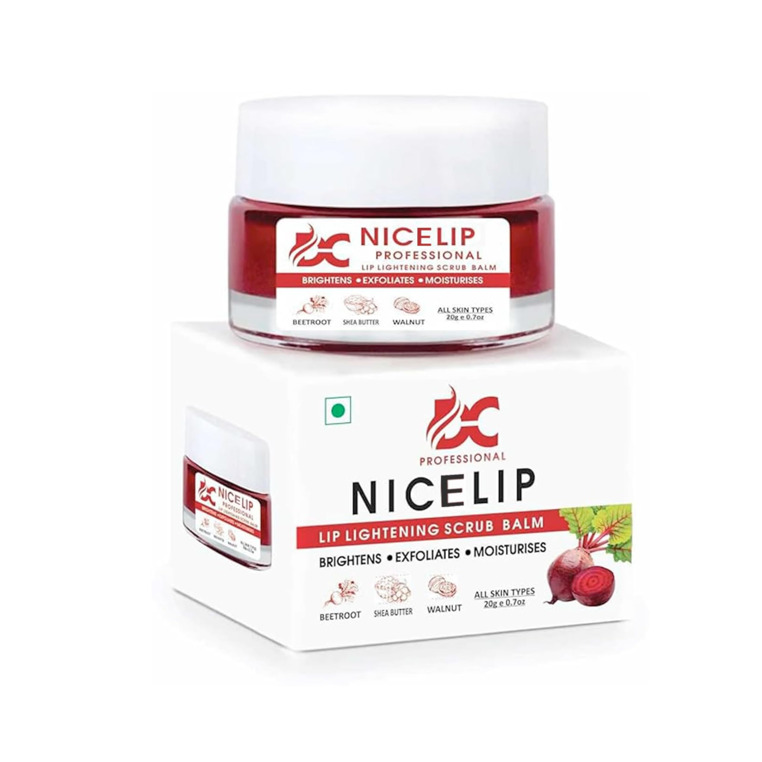 DC PROFESSIONAL Organic NicoLips Lip Scrub Balm Brightening Dark Lips for Men and Women Dry Lips/Smoker/Chapped Lip & Lipstick Stains Removal Lipcare (Pack of 1)-image-13