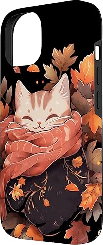 Miniatura 5 de Funda para iPhone 1212 Pro Cat Kitten Otoño Temporada Otoño Hojas Acción de Gracias