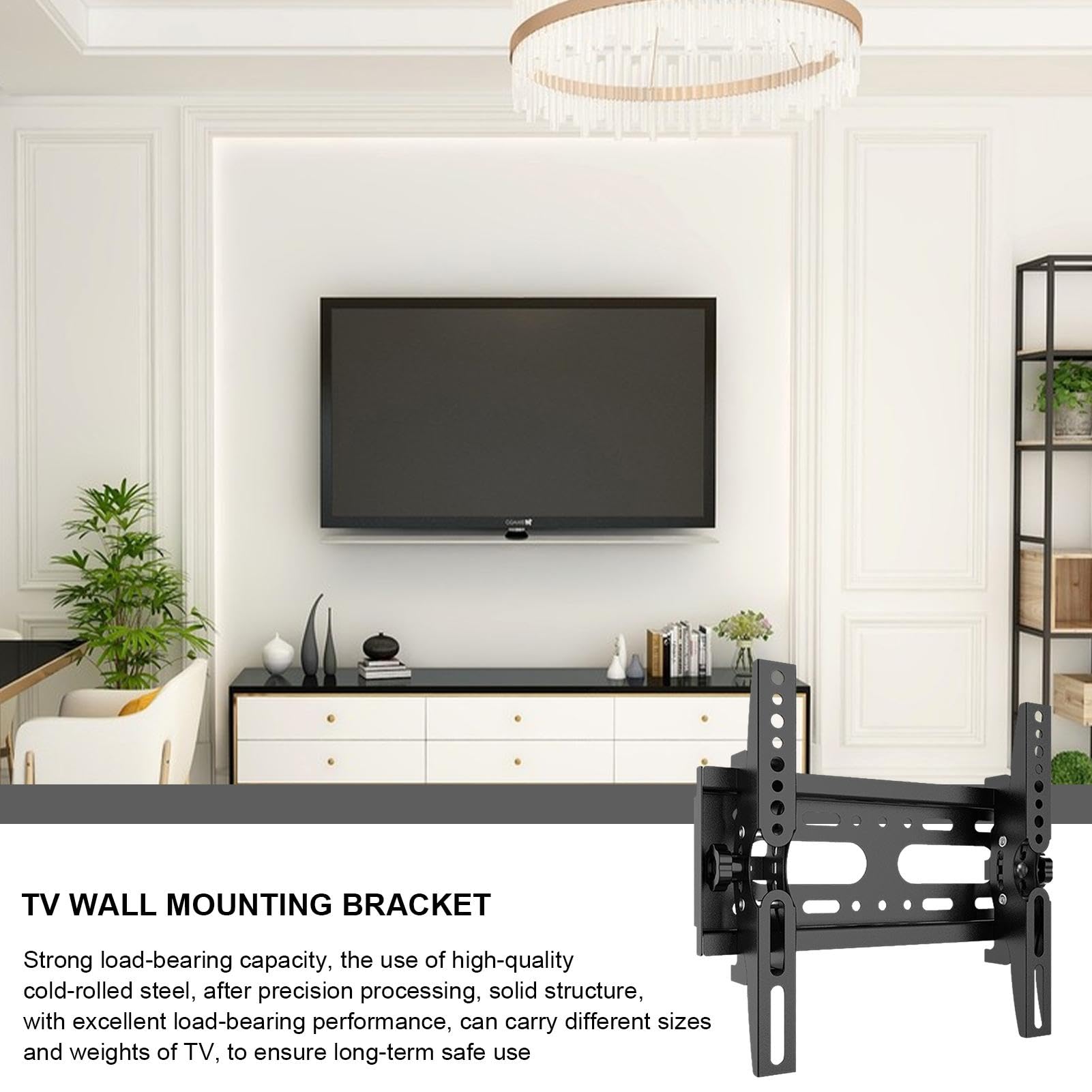 Supporto da parete girevole per TV Full Motion, supporto articolato regolabile per Home Theater, compatibile con la maggior parte dei televisori da 32-70 pollici