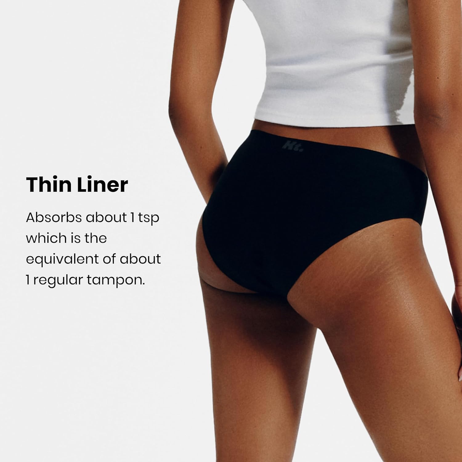 KNIX Teen Girls Leakproof Period Underwear Bikini 3-Pack – Light Flow Protection, Absorbs 1–3 Regular Tampons