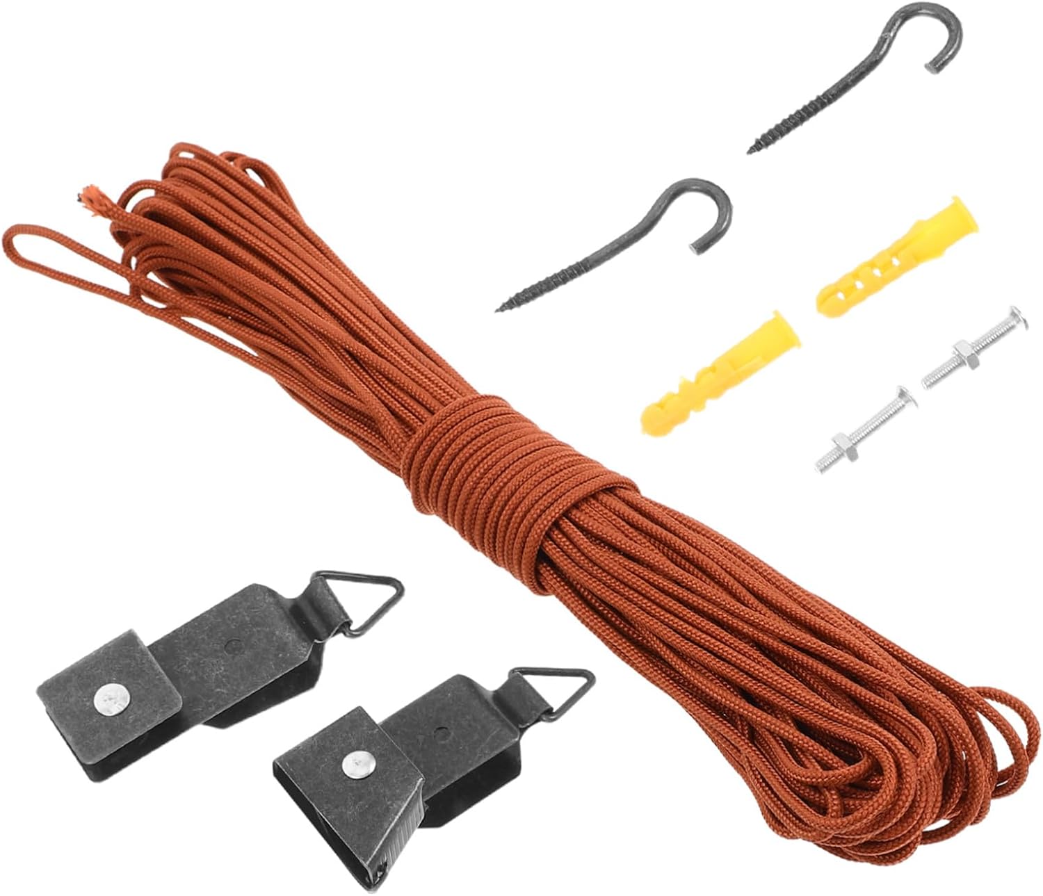 SUPVOX Shade Cord Pull Set with 16m Roller Blind Rope and Lifting Mechanism Curtain Rope Hardware for Window Blind Repair DIY