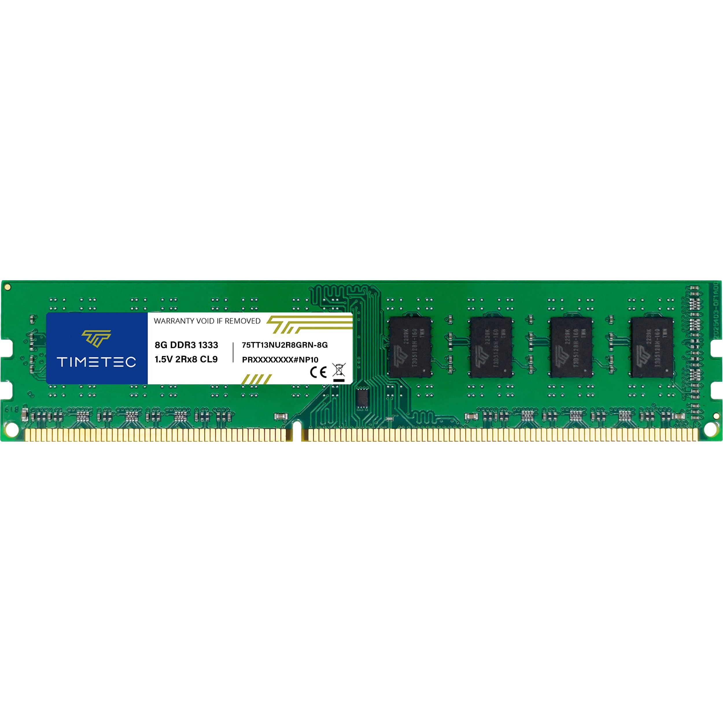 Timetec 8GB DDR3 1333MHz PC3-10600 Non-ECC Unbuffered 1.5V CL9 2Rx8 Dual Rank 240 Pin UDIMM Desktop Memory RAM Module Upgrade (8GB)-picture-28
