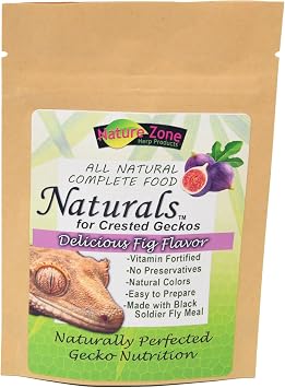 Nature Zone Naturals Crested Gecko Food Fig, for Crested Geckos, Gargoyle Geckos, Day Geckos, 2oz/ 56 gm