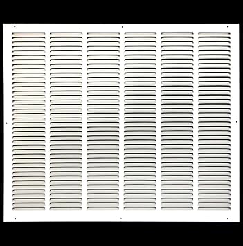 32" x 22" Return Air Grille - Sidewall and Ceiling - HVAC Vent Duct Cover Diffuser - [White] [Outer Dimensions 33.75w X 23.75"h]