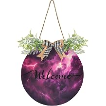 Lightning Round Welcome Sign 11.8 Inch