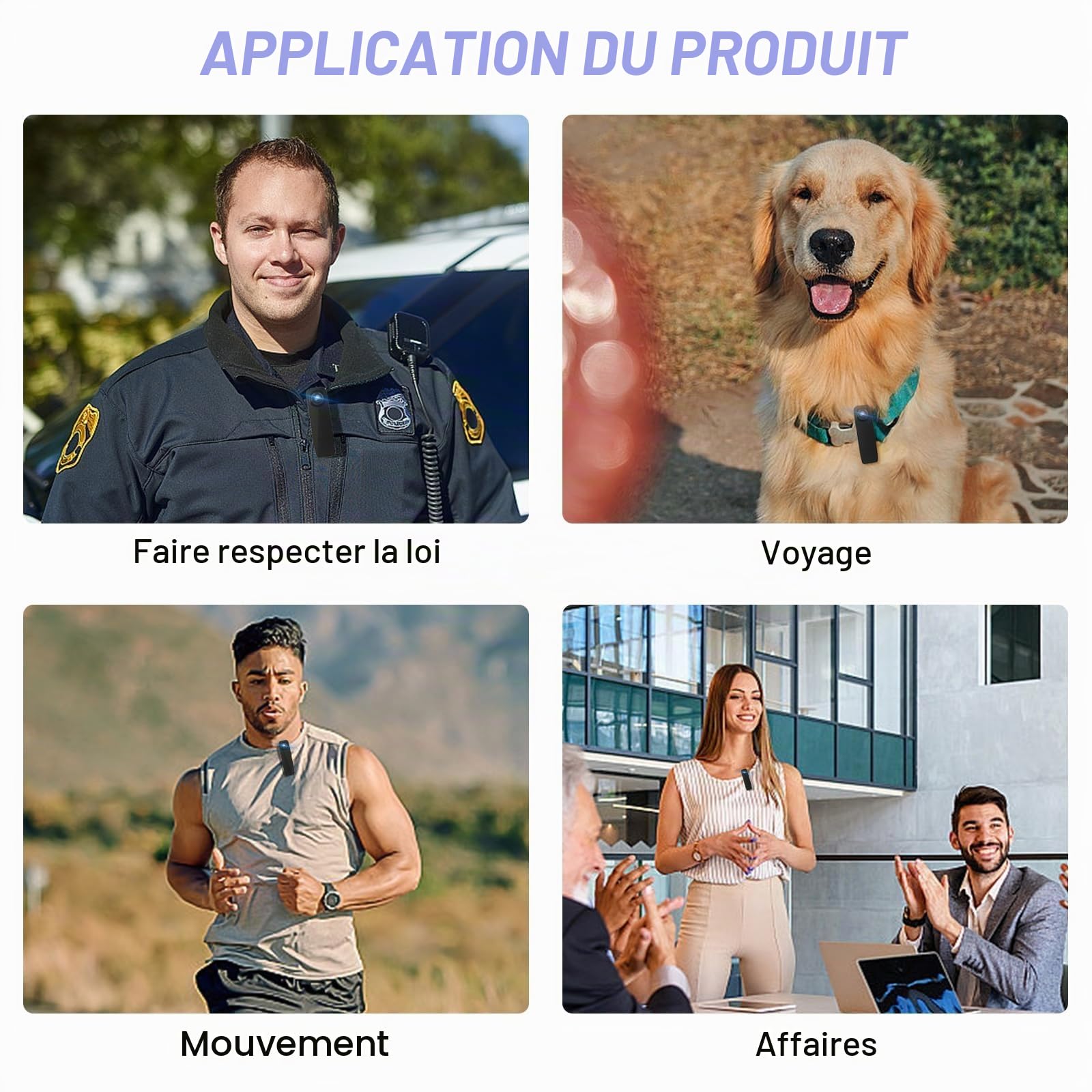 kaysunlink 1080P Mini Caméra Sport avec 64GB Carte, Corporelle Cam, Vision Nocturne, Autonomie de 6 Heures, Caméra d'action pour Vlogging, Voyages, Sécurité et Travail, Noir
