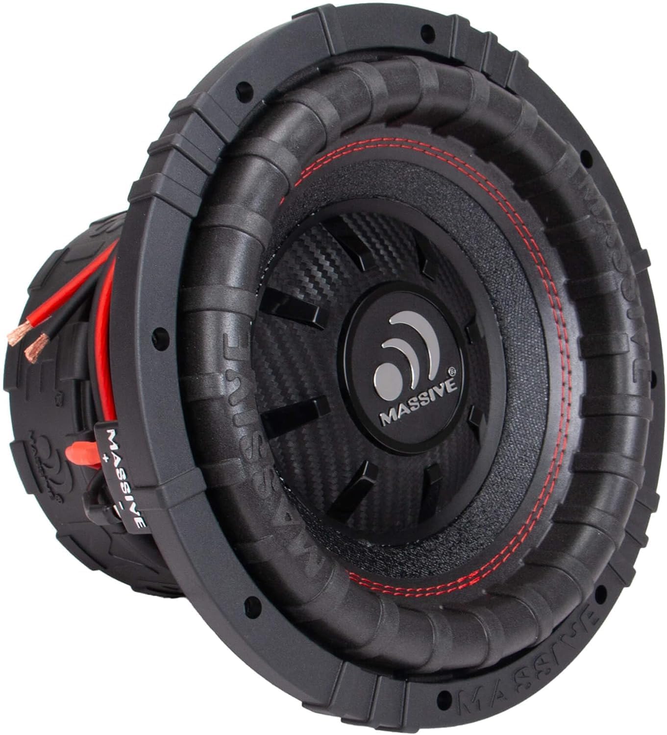 Massive Audio GTR104-10" 1000 Watts RMS / 1500w MAX Dual 4 Ohm Subwoofer with Grill