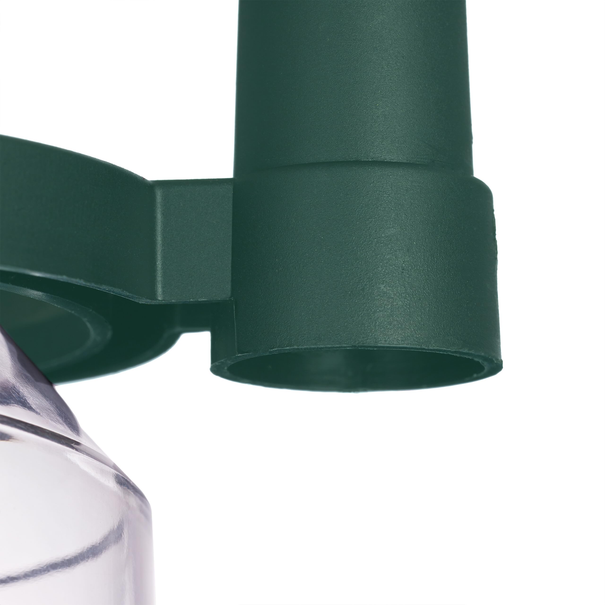 Relaxdays Pluviometro, in Set da 2 con Supporto, Misuratore Pioggia da Giardino Quadrante 35 mm/m² Plastica, Trasparente