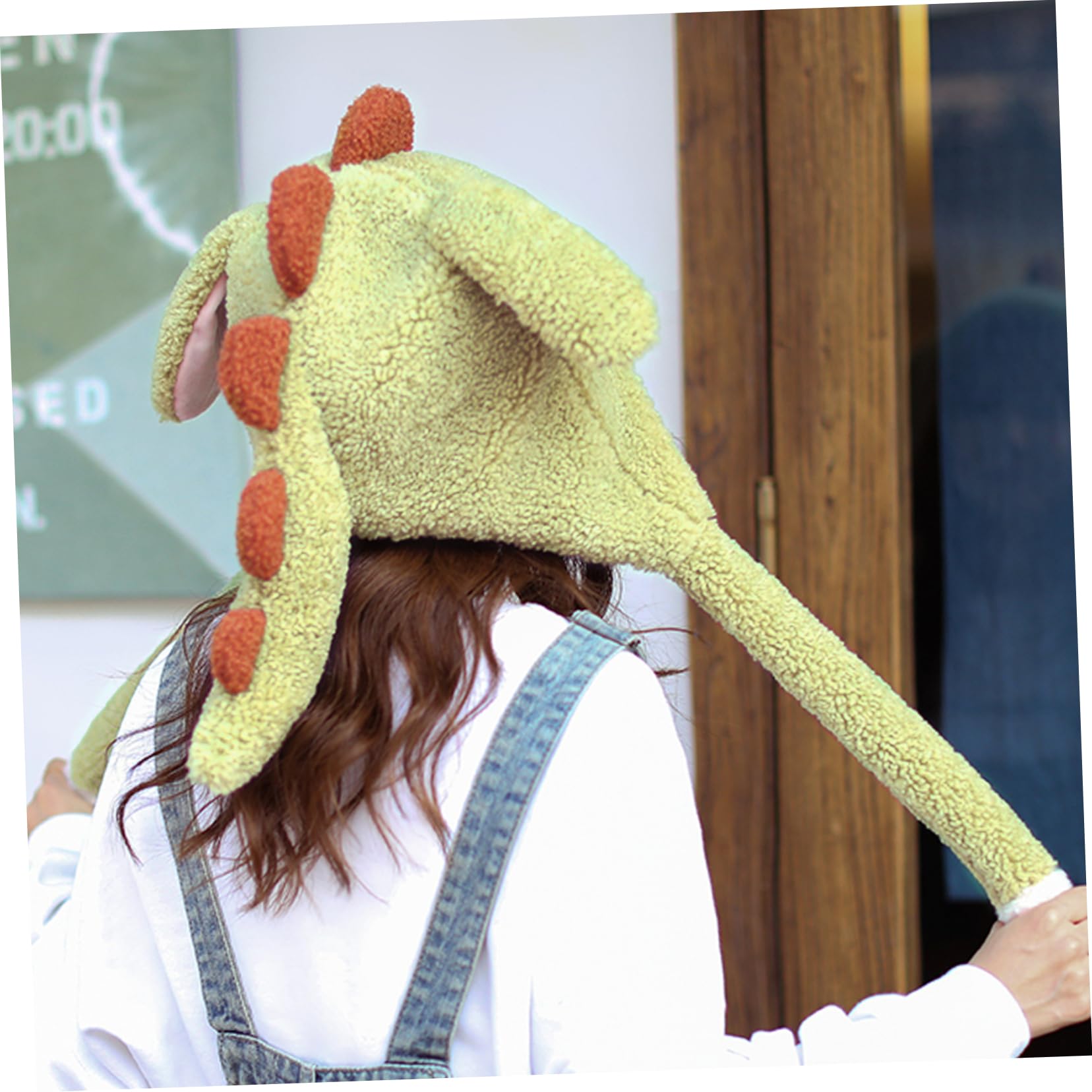 Chapeau Dinosaure En Peluche - Couvre-chef écharpe Bandeau, Cosplay, Pour Enfants Et Adultes, Couleurs Vives - 8