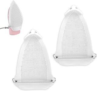 Penitue 2 Uds Funda Protectora Plancha, Transpirables Resistentes al Calor Fundas para Plancha Protegen la Ropa y Evitan Quemaduras y Adherencias (0.2mm)