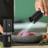 Syaws Elektromos Bors- és Sódaráló - Elemes Működés, LED Világítás, Állítható Őrlési Finomság, Egykezes Használat, 80ml Kapacitás 7