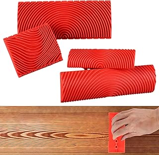 4PCS Wood Graining Tool Wood Grain Paint Tool Wood Grain Tool Kit