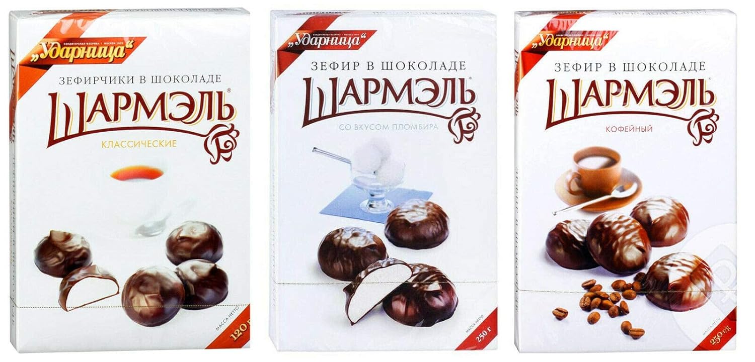 Marshmallow Chocolate Covered 3 Flavour "Sharmel" ZEFIR ????? ??????? ? ????????
