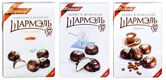 Marshmallow Chocolate Covered 3 Flavour Sharmel ZEFIR