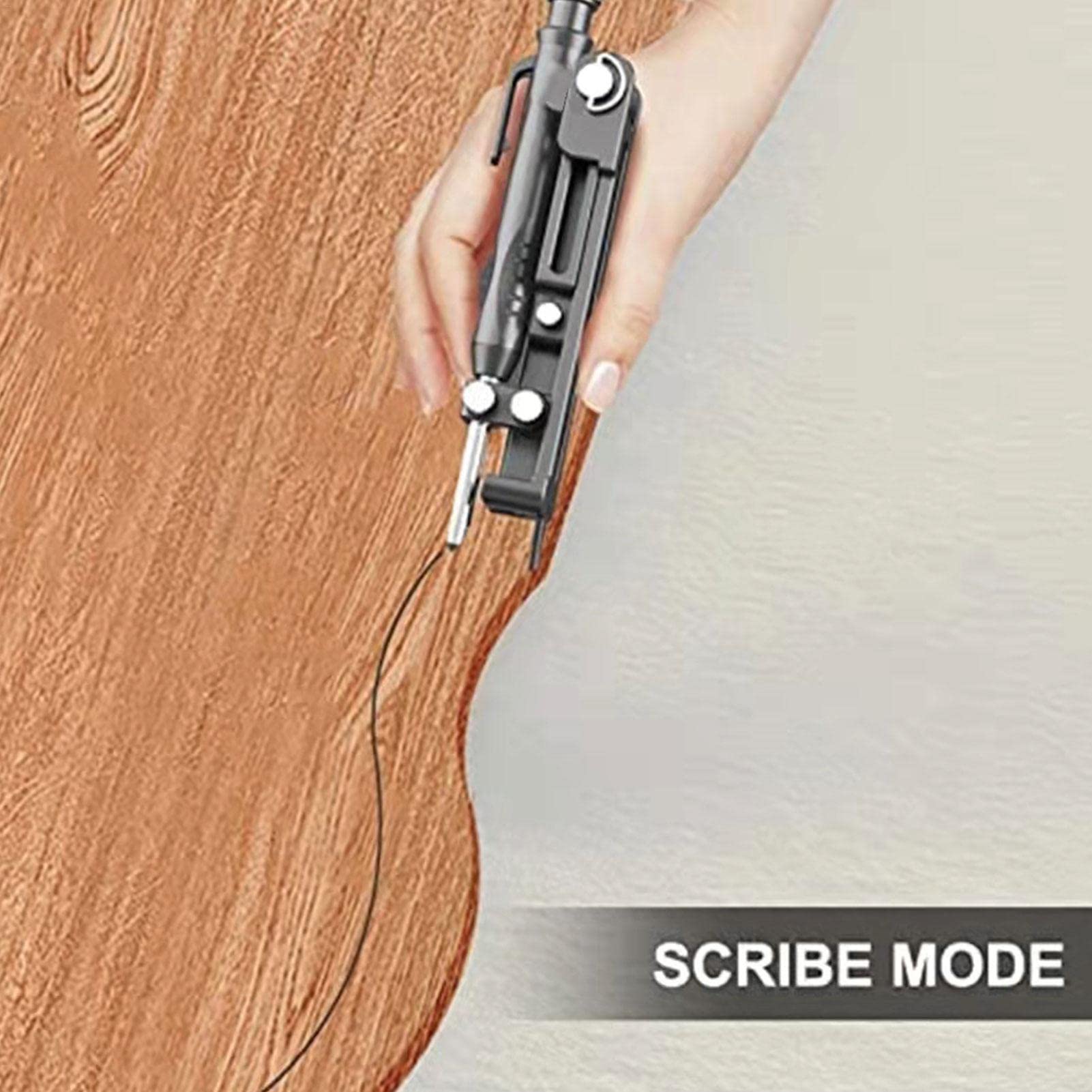 Scribing Tool | Multifunctional Scriber Tool with Pencil, Construction Use | Multi-Function Woodworking Scribe Gauge Scriber Tool