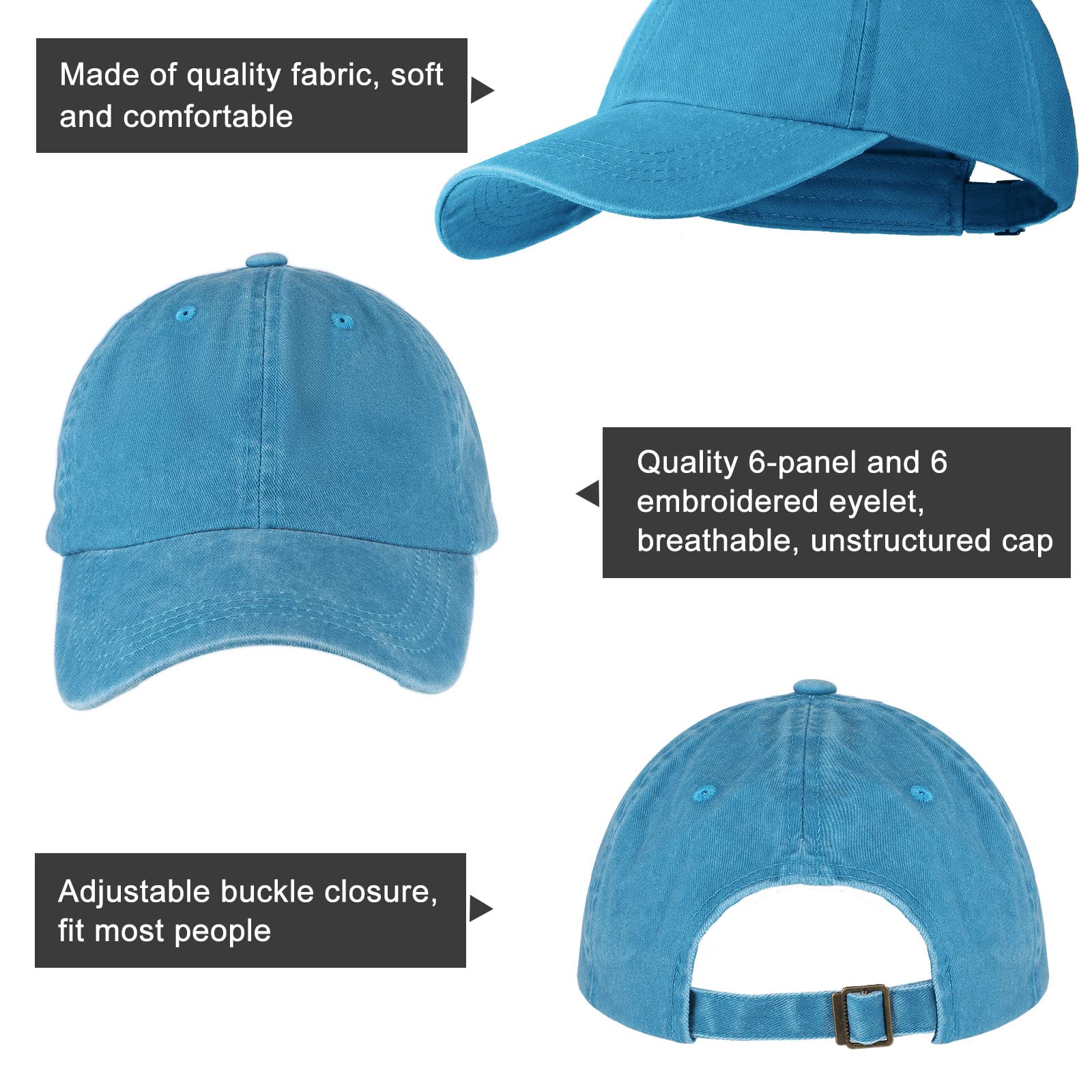 15 gorras de béisbol vintage, bandera estadounidense, bandera de Estados Unidos, gorra de béisbol desgastada, ajustable, unisex, gorra deportiva para mujeres y hombres, Varios colores 3