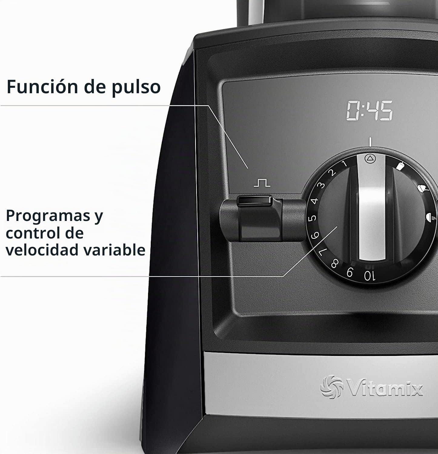 Vitamix Ascent 2500i - Batidora Vaso, 1400 W, 2 litros, Libre BPA, Negro