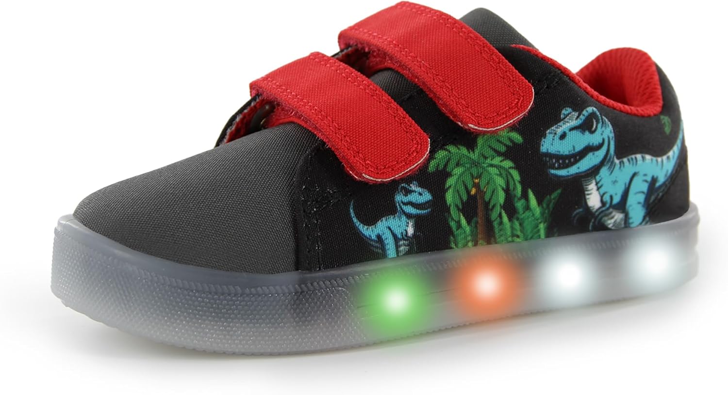 YESKIS Kids Light Up Sneakers - Breathable Canvas Design