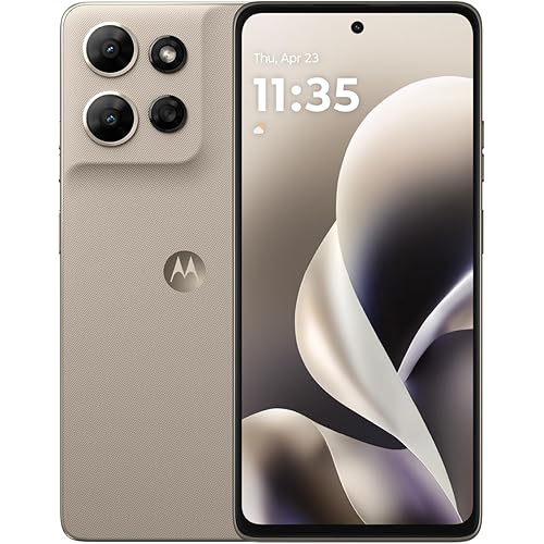 Motorola Moto G Power - 2026 | Unlocked | Made for US 8/128GB | 50MP Camera | Pantone Pure Cashmere | Universal unlocked, AI camera system, Military grade, Ram boost