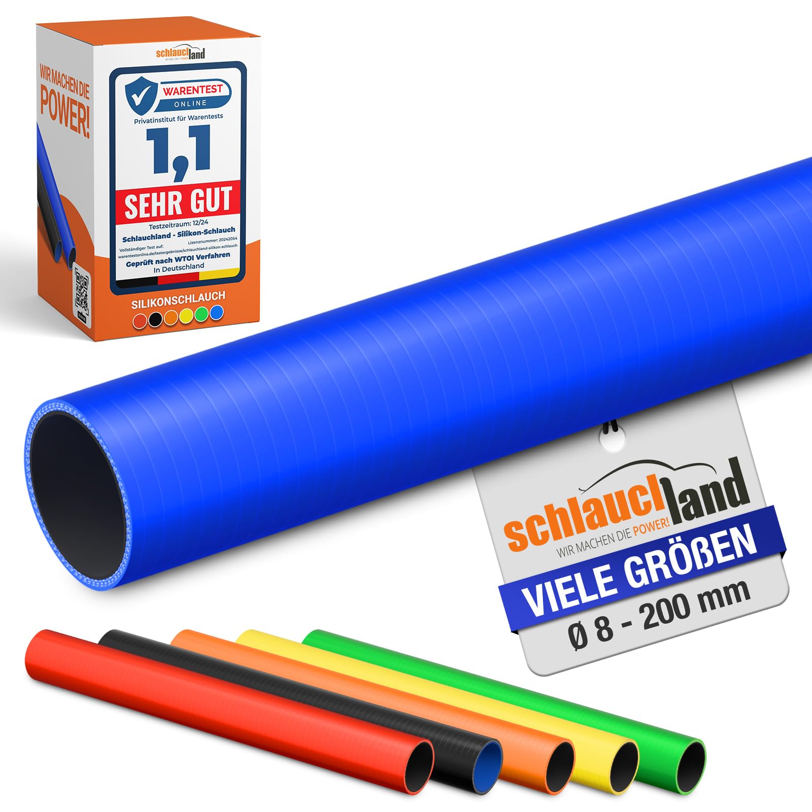 Blauer Silikon Kühlerschlauch Bogen 90° - ID 45 Mm Kuehlerschlauch Silikon Bogen 900 Llk Ladeluft Kuehlmittel Schlauch Universal Blau 4 0 Bar 152mm