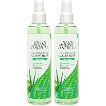 EBIN NEW YORK Braid Formula Loc Twist Braid Gloss Mist - Aloe Infused, Hydrating, Moisturizing, Scalp Hair mist, Itch relief, refresh, cooling, Scalp treatment, shine spray Pack of 2