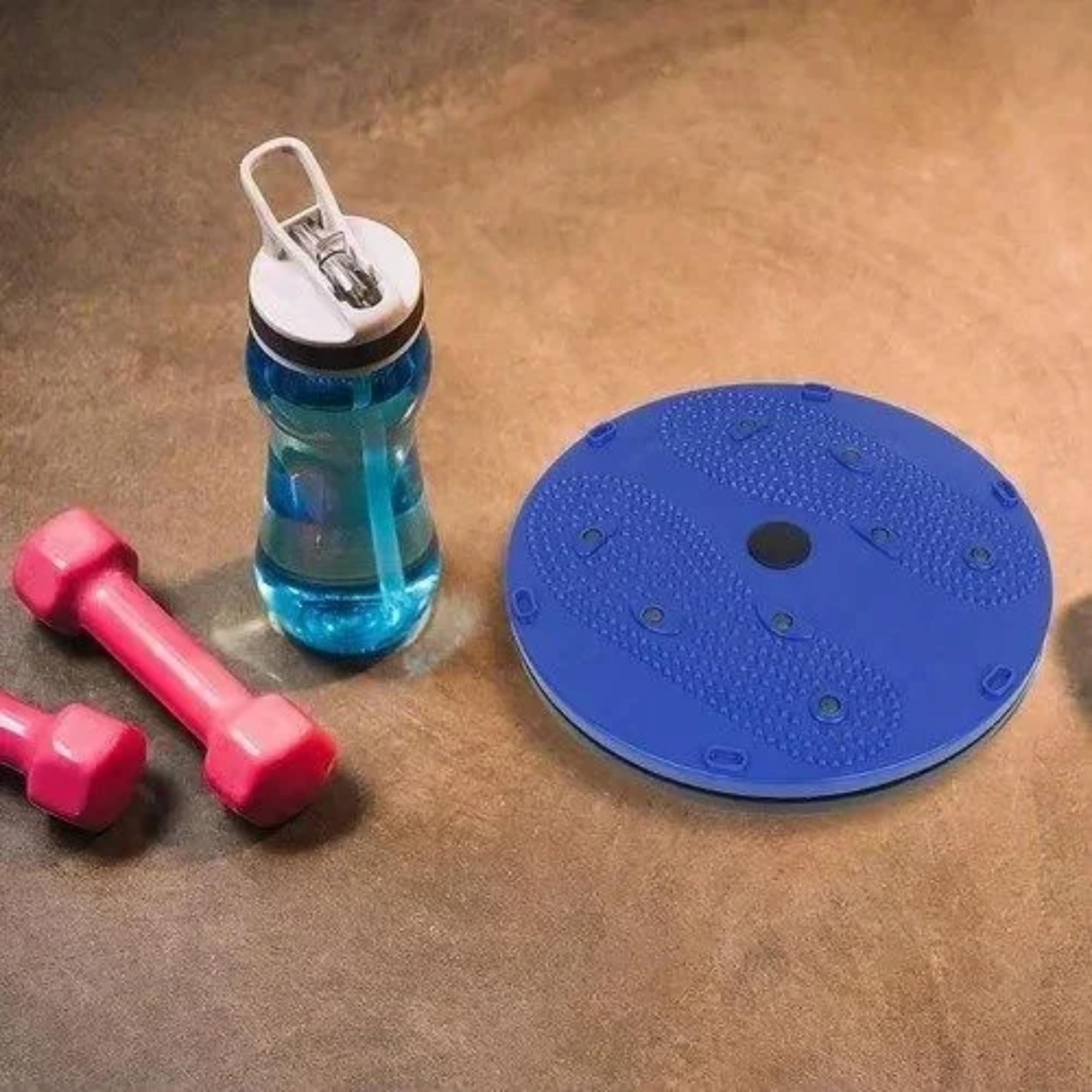 Dharohar The Heritage Acupressure Tummy Twister Fat to Fit Rotating Machine for Men and Women Big Disc Pyramid & Magnetic Treatment Therapy Body Fitness Fat Cutter-image-5