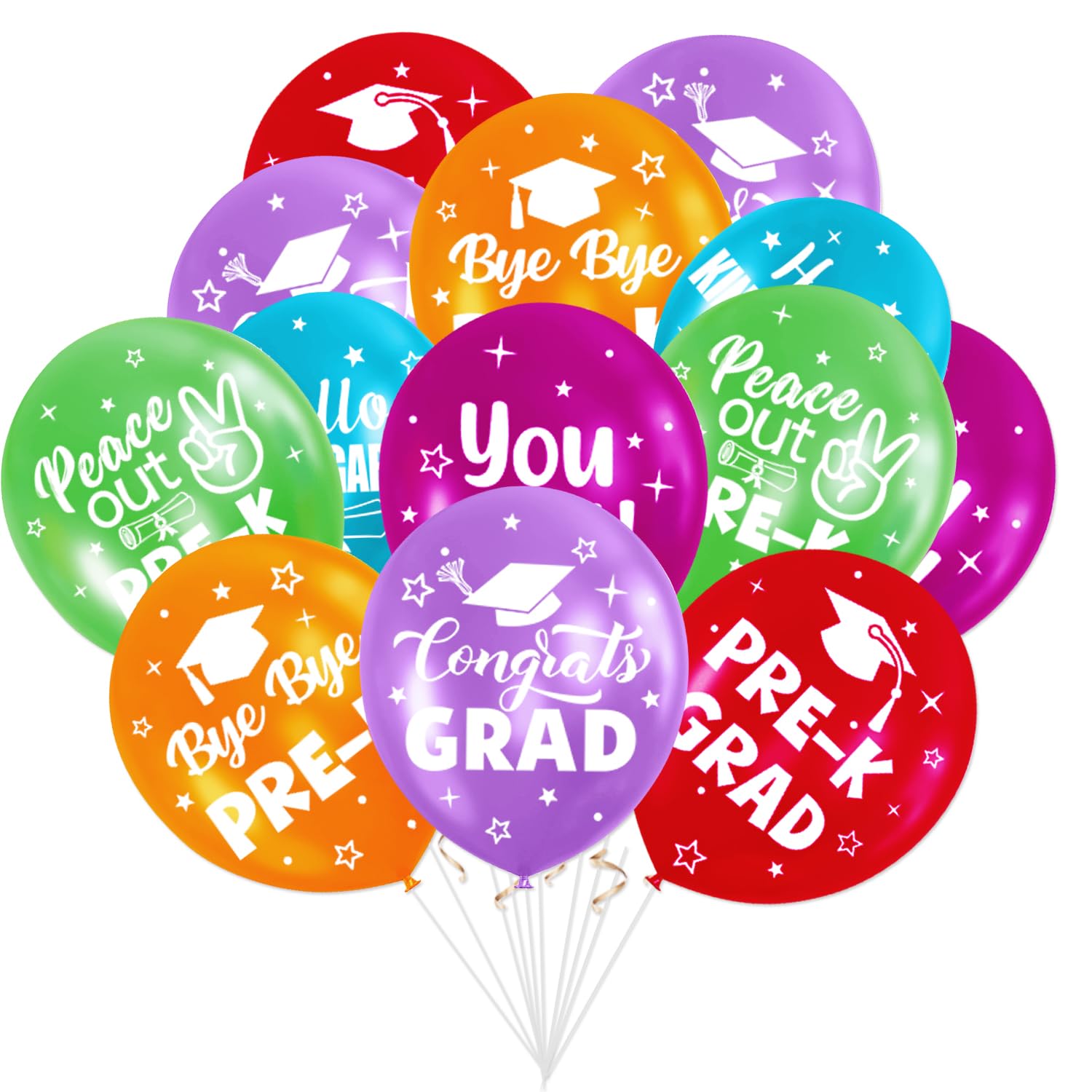 Kindergarten Graduation Balloons Preschool Graduation Balloons 2025 For Kindergarten Graduations Decorations Preschool Graduations Decoration