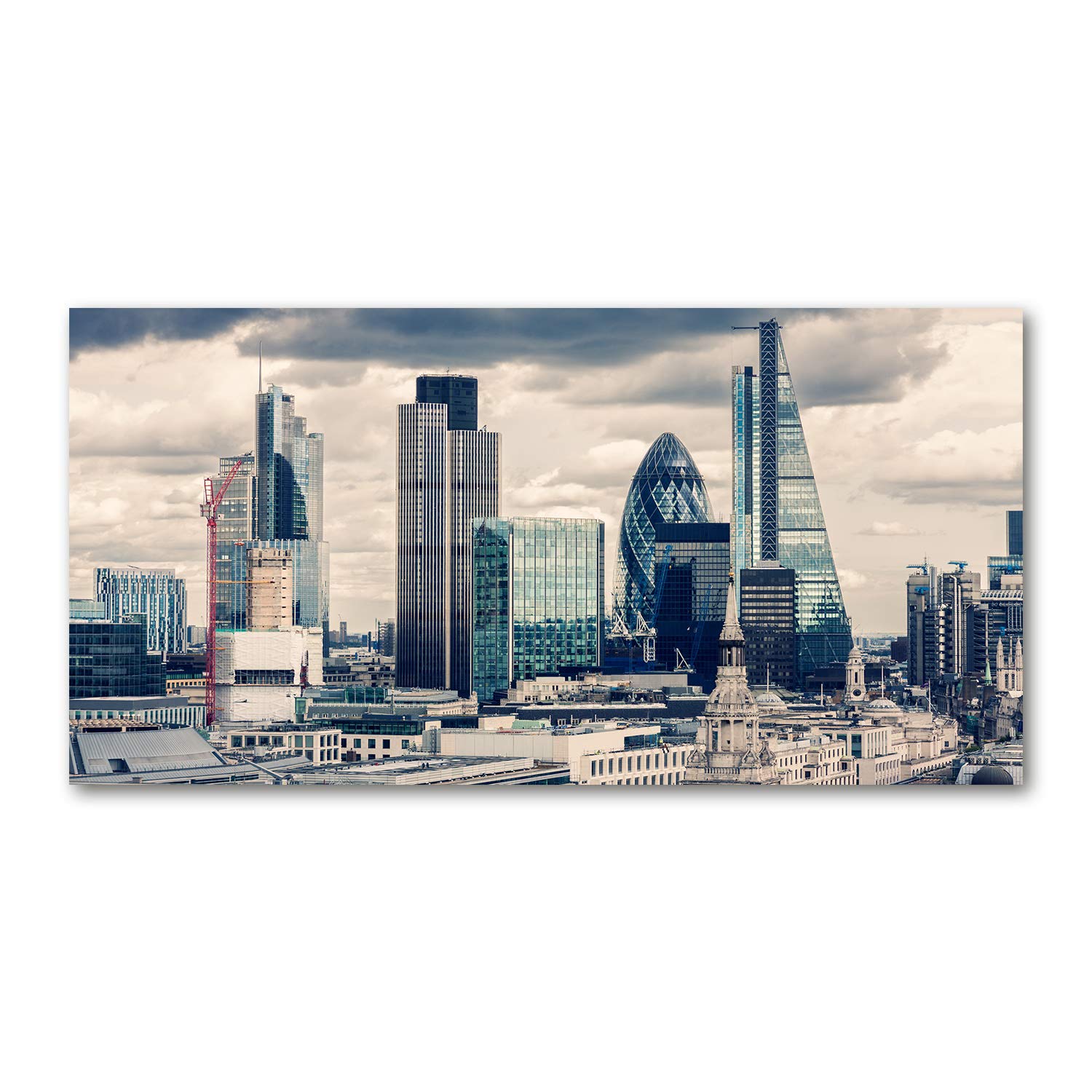 Fond de hotte verre de sécurité trempé Tulup 100x50cm bleu splashback - 8