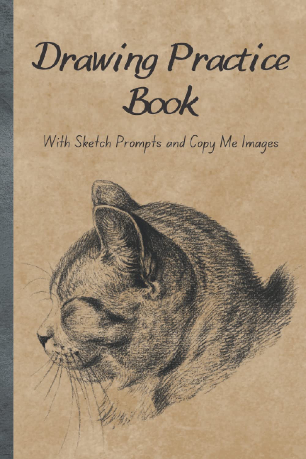 Drawing Practice Book with Sketch Prompts and Copy Me Images: Practice your art skills with this 6x9 drawing practice sketchbook. Filled with ... copy. Perfect gift for kids, teens or adults.