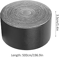 Vista 3 de VGEBY Cinta de raqueta, protector de raqueta de tenis de squash ampliado para equipo deportivo (negro)