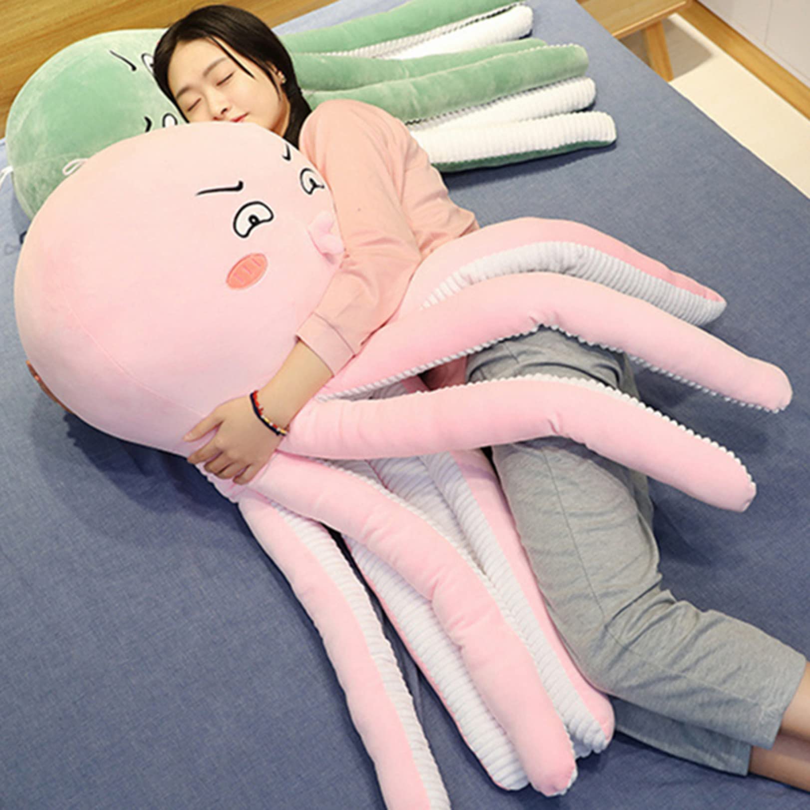 Amazon｜[LSDZW] たこ 抱き枕 90cm 蛸 可愛い 海の生き物 ぬいぐるみ