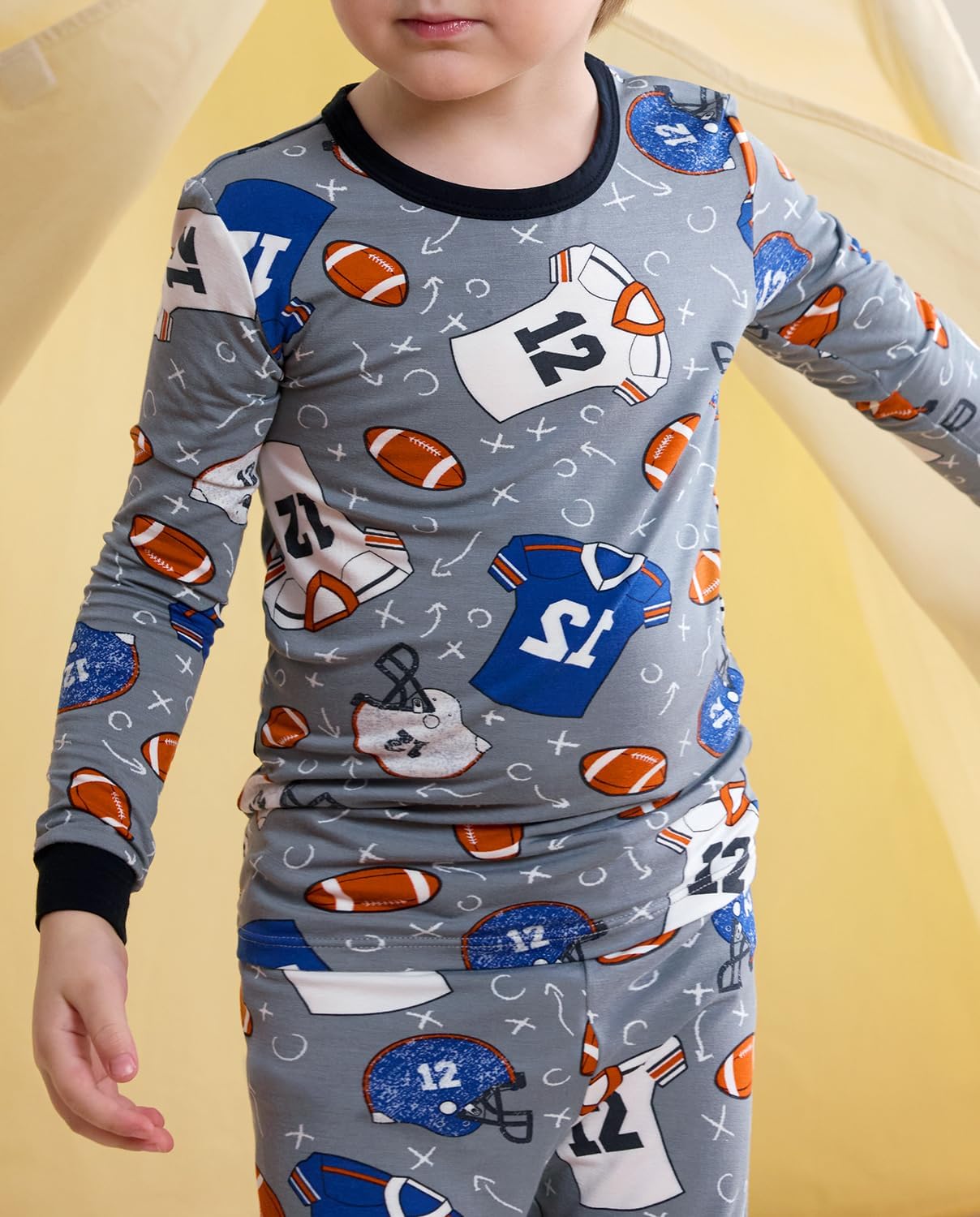 Bamboo Viscose Toddler Pajamas Boys Girls Baby 12M-8Y Pjs Sets Kids 2pcs Snug fit Long-Sleeve Sleepwear - Image 7