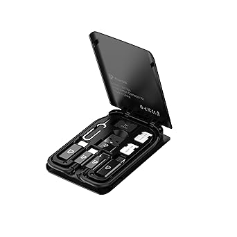 ULTRAPROLINK UM1063 Powerlink 9 in1 Functions Type C-C Cable | Black | 3A/PD Cable,Micro USB, | iPhone Pin Convertor, USB-A Convertor | Phone Stand, Micro SD Card+Nano Simx2 Storage with Sim Tool