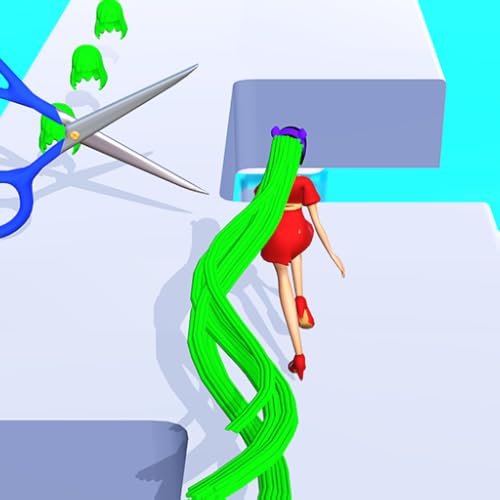 Cabelo comprido Desafio! BeautyQueen DancingHairs Corrida - 3D Corredor Jogo de corrida