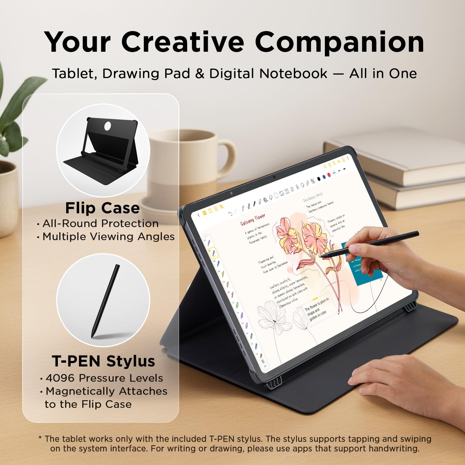 TCL NXTPAPER 14 Inch Drawing Tablet 4096 Stylus Included - Dettaglio