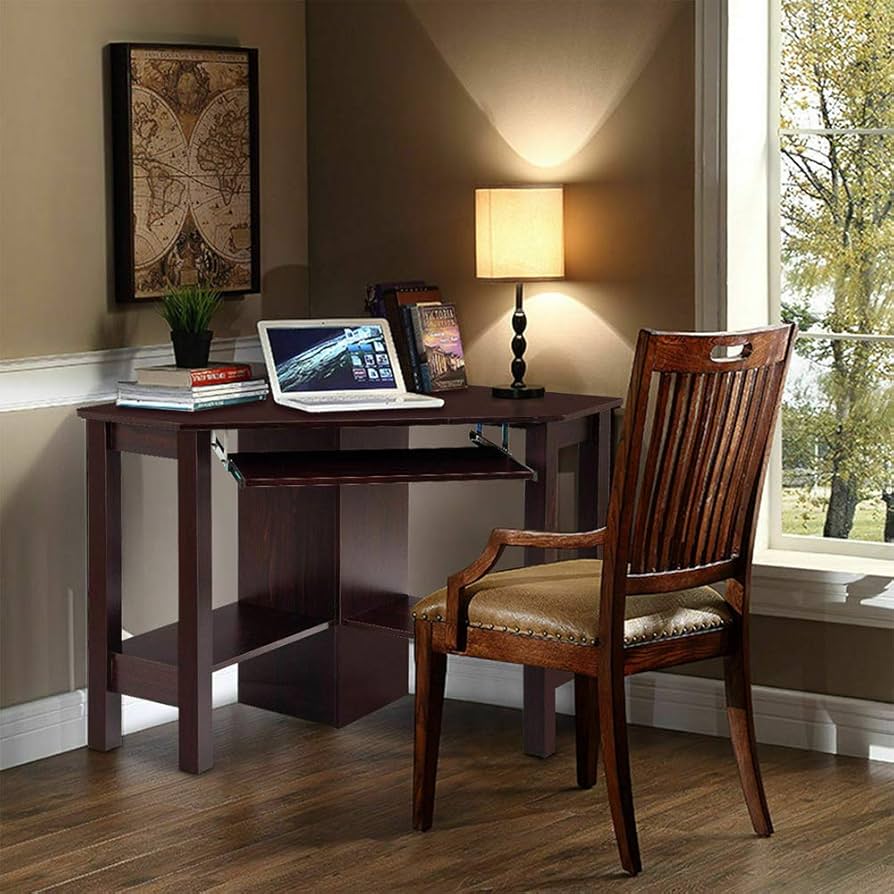 The Russell Collection Russell Computer Desk With Keyboard