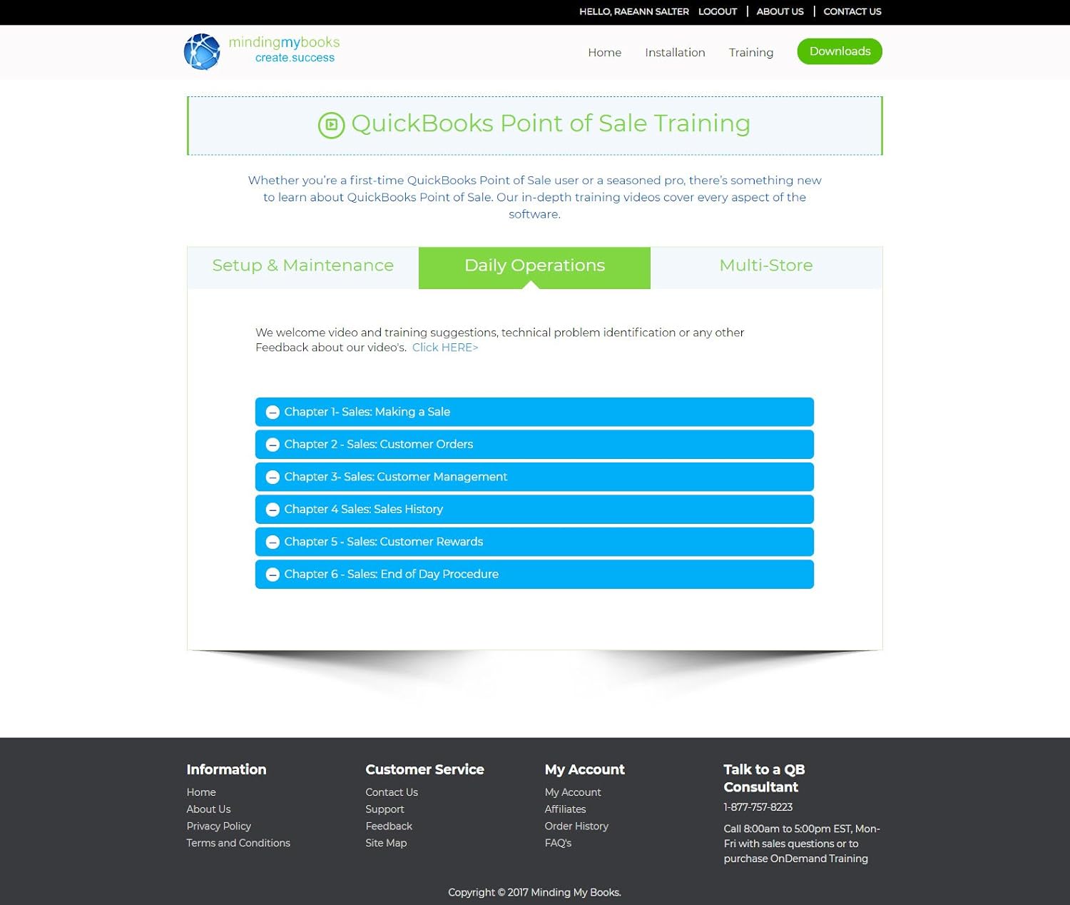 QuickBooks Point of Sale Training Daily Operations Software