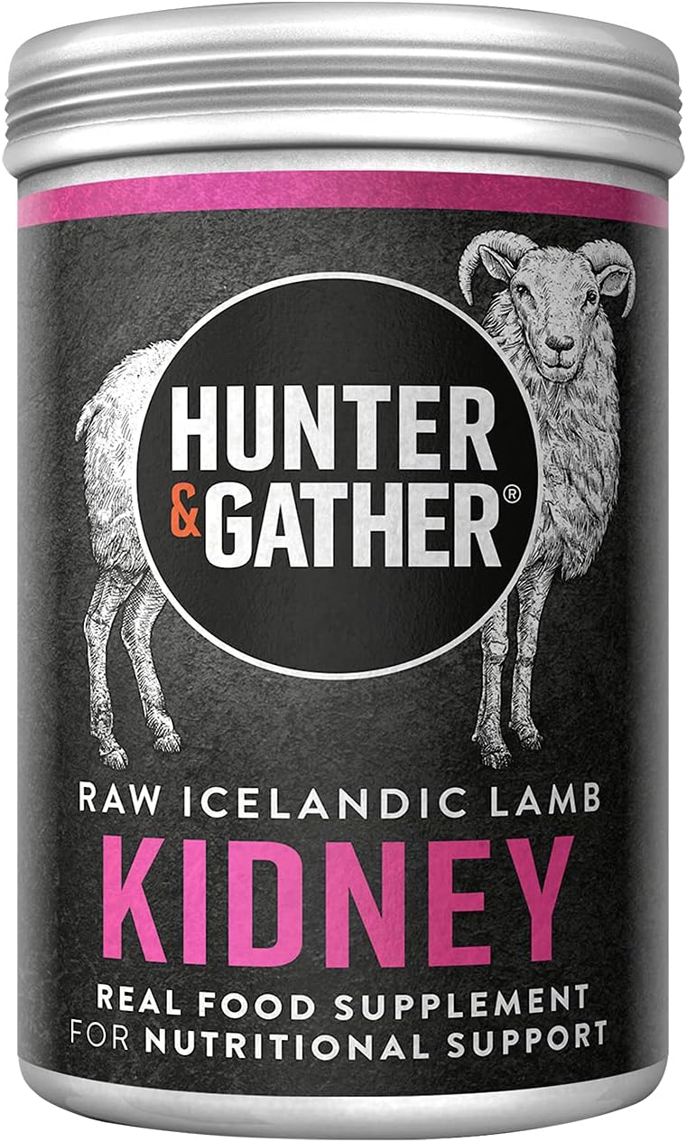 Hunter & Gather Nose to Tail Kidney 90 Capsules Histamine Support DAO Wild Grass Fed