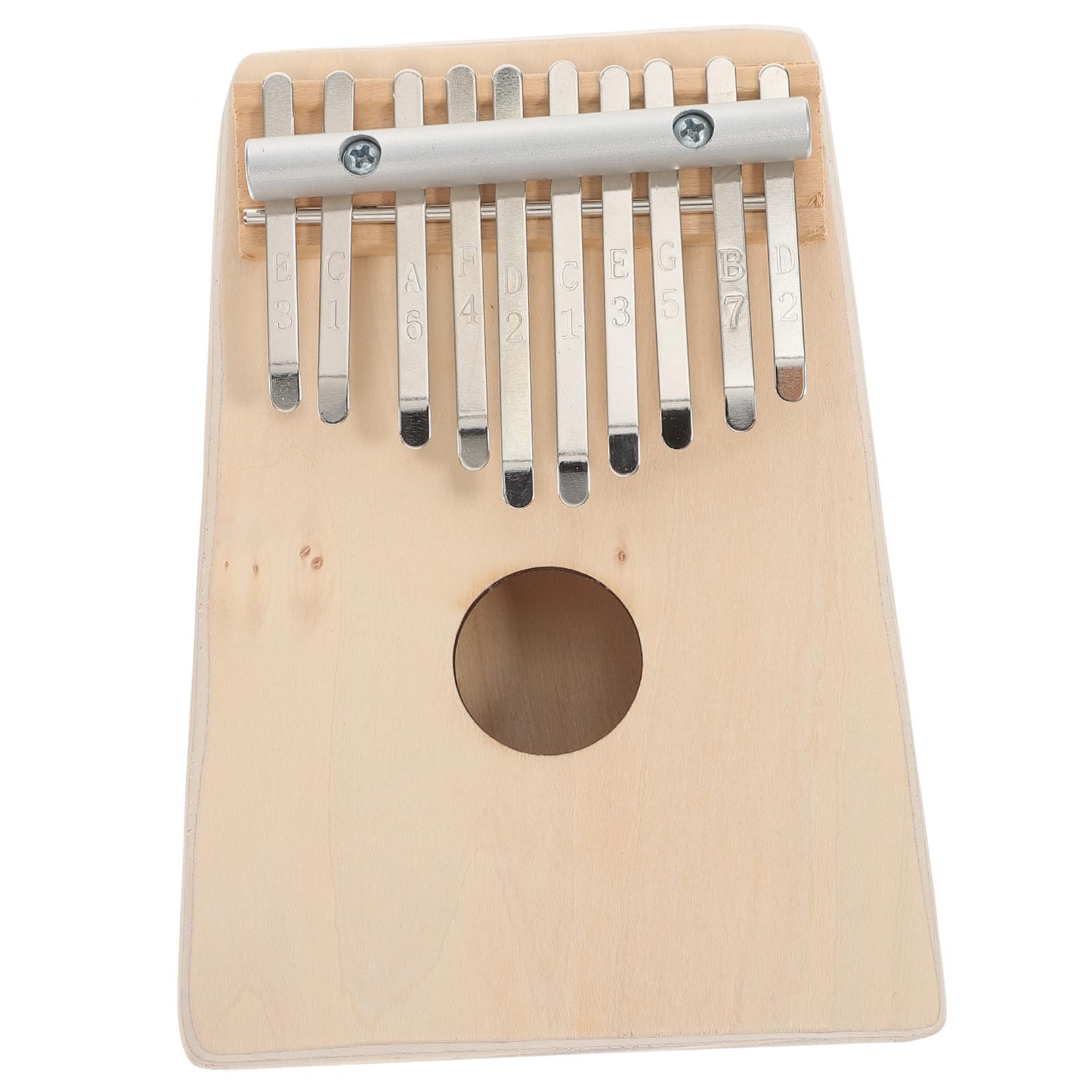 VANZACK 1 Set Portable Kalimba DIY Accessory Thumb Piano Assembly Kit for Beginners Durable Construction Resonance Chamber for Enhanced Sound Quality Easy to