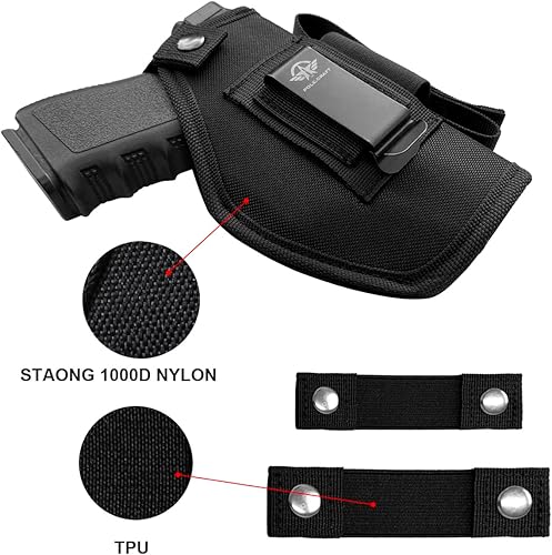Miniatura 4 de Fundas de pistola IWBOWB de 0354in para pistola de Glock 19 17 26 - Taurus G2C G3C G3 - Sig Sauer P365 P320 - SW MP Shield 0354in  380 EZ  Bodyguard