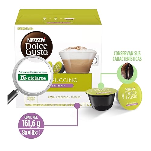 Miniatura 5 de Cápsulas Nescafe Dolce Gusto capuchino flaco 16 ct