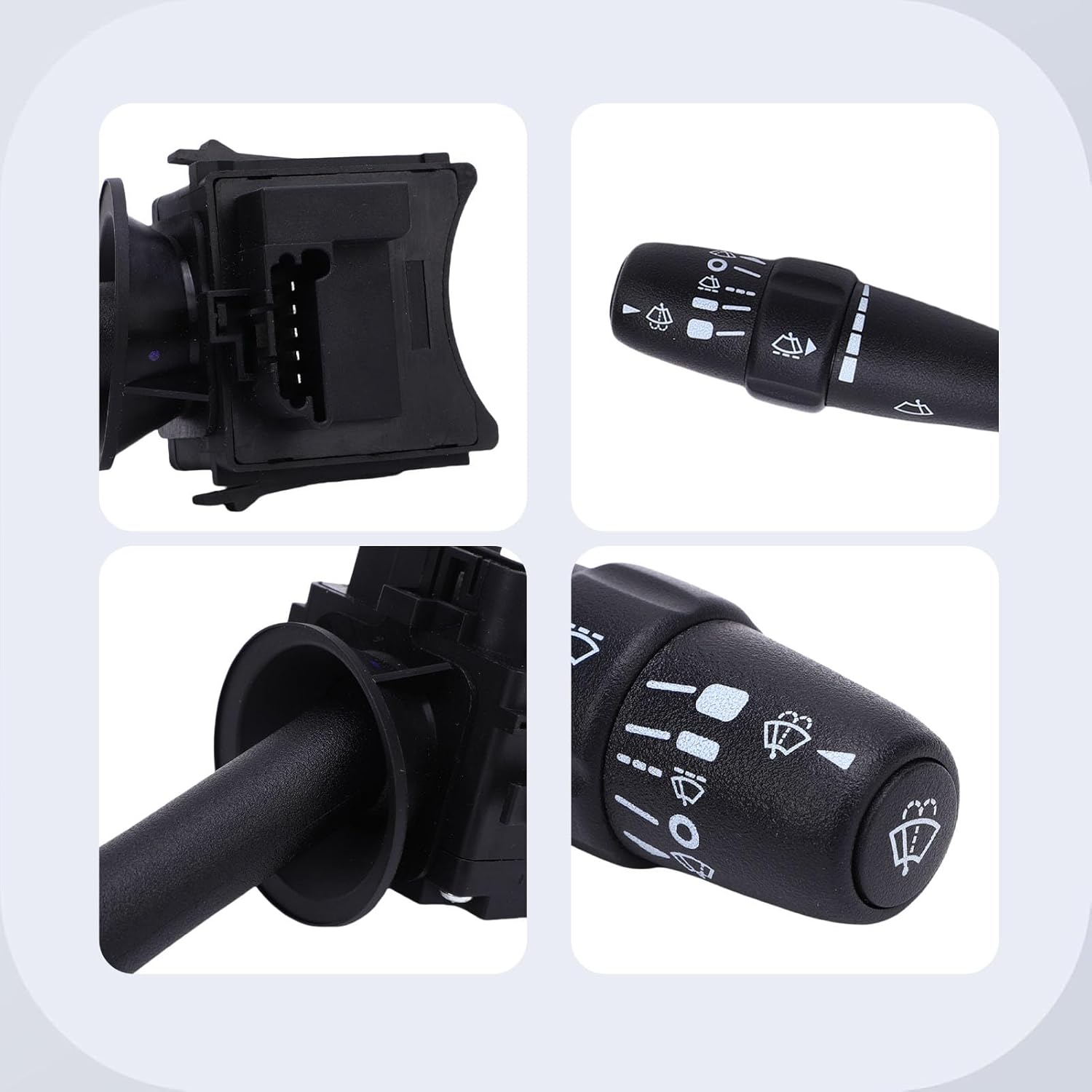 Yoidesu Front Wiper and Washer Switch Lever Compatible with Chevy - 2004-2012 - Cobalt, HHR, Malibu, G5, G6, Pursuit, Solstice, Aura,