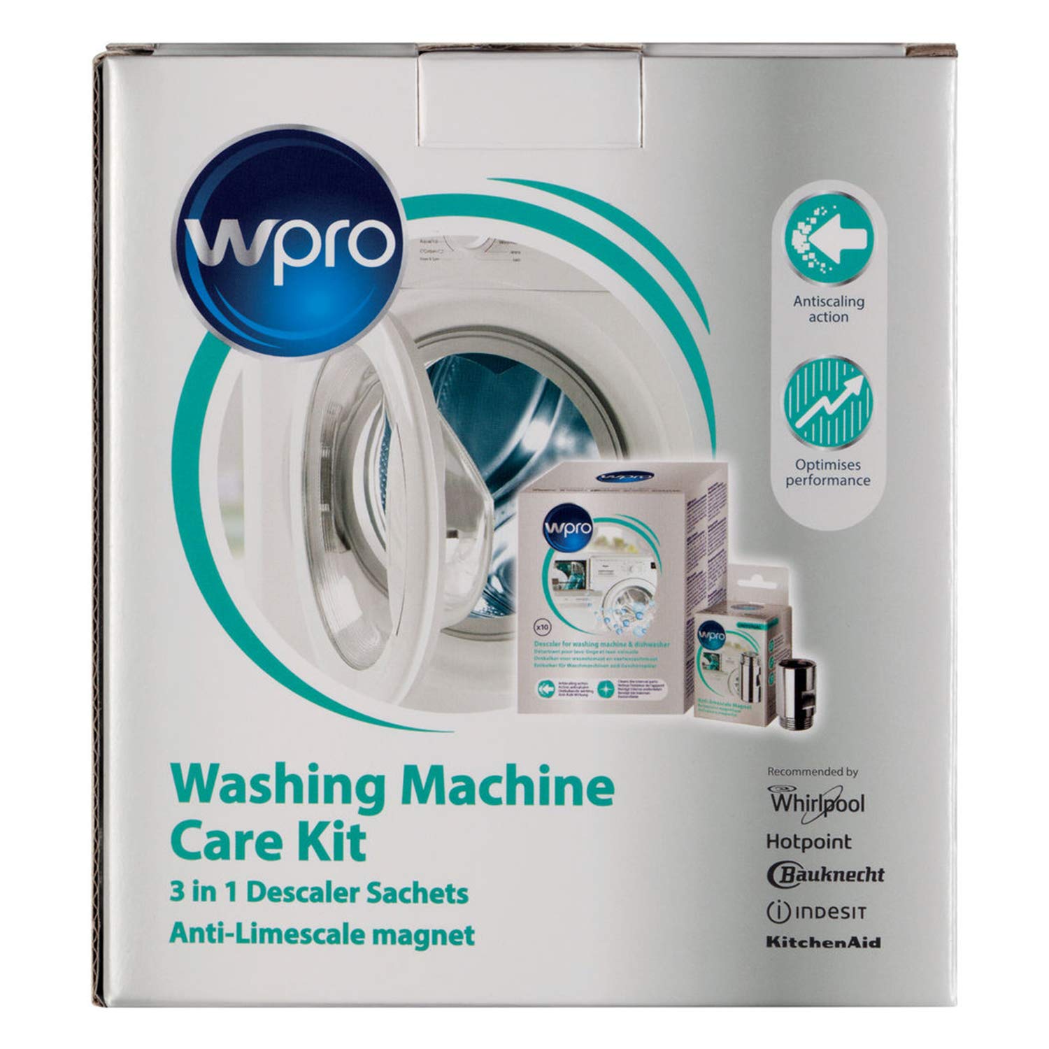 Wpro KWU100 C00379699 Waschmaschinenpflegeset
