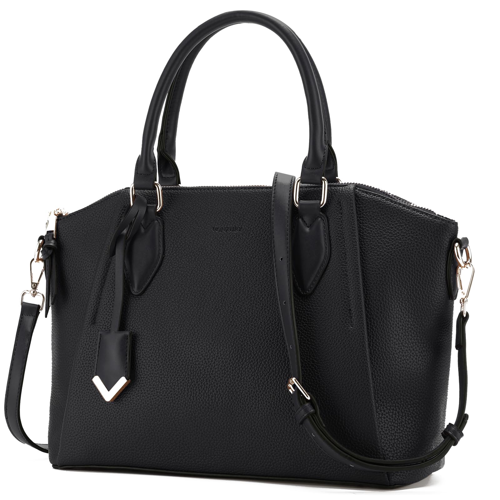 VX VONXURY Purse and Handbag,Vegan Leather Shoulder Tote Handle Bag for Women,Fashion Crossbody Bag with Adjustable Strap
